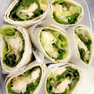 Whole Grilled Chicken Caesar Rollups