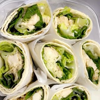 Whole Grilled Chicken Caesar Rollups